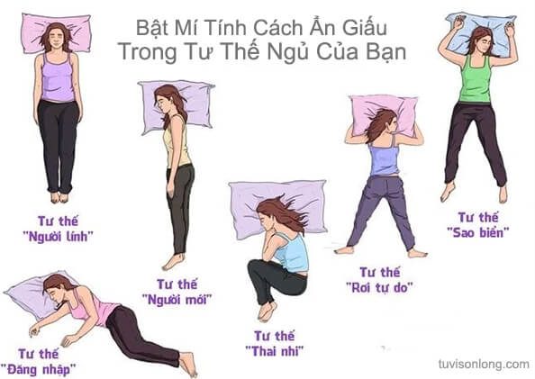 BẬT MÍ TÍNH CÁCH ẨN GIẤU TRONG TƯ THẾ NGỦ CỦA BẠN